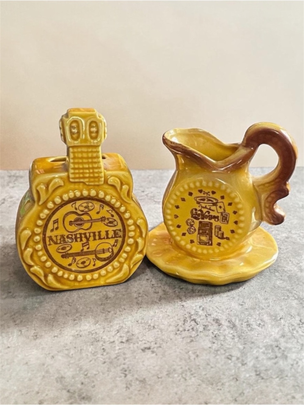 Vintage Nashville and Las Vegas Souvenir Toothpick Holders